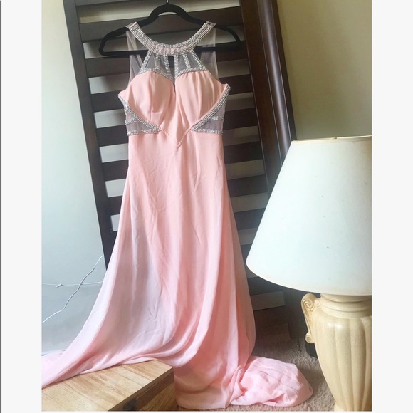 Beautiful backless Rose Long Dress! - Picture 2 of 5